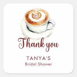 ラブイズブルーイングラテブライダルシャワーカスタム スクエアシール