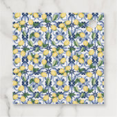 ラブイズブルーイング地中海のティーブライダルシャワー フェイバータグ (裏面)