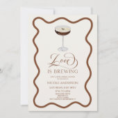 ラブイズブルーエクスプレスソマルティーニブライダルシャワー 招待状 (正面)