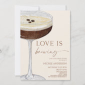 ラブイズブルーエクスプレスソマルティーニブライダルシャワー 招待状 (正面)