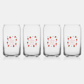 ラブイズベリースイートフルーツブライダルシャワー ガラス缶 (正面)