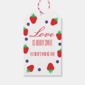 ラブイズベリースイートフルーツブライダルシャワー ギフトタグ (正面)