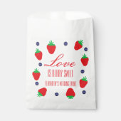 ラブイズベリースイートフルーツブライダルシャワー フェイバーバッグ (正面)