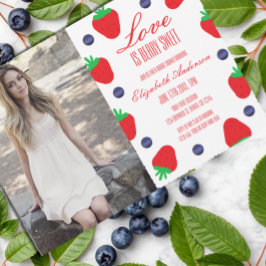 ラブイズベリースイートフルーツブライダルシャワー 招待状