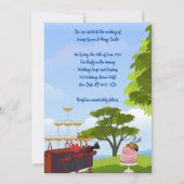 ラブイズメドウセレナーデセミ結婚カダス 招待状 (裏面)