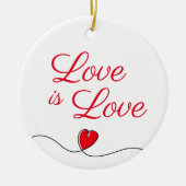 ラブイズラブオーナメント セラミックオーナメント (正面)