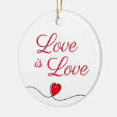 ラブイズラブオーナメント セラミックオーナメント (左)