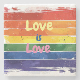 ラブイズラブプライドデザイン ストーンコースター