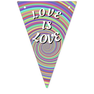 ラブイズラブプライド バンティングフラッグ