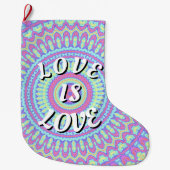 ラブイズラブプライド ラージクリスマスストッキング (正面)