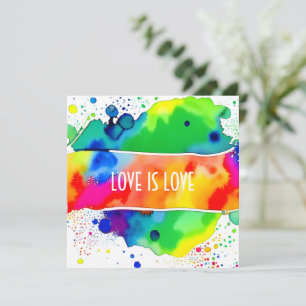 ラブイズラブプライドLGBTQIA+ 招待状