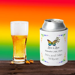 ラブイズラブレインボーテーマ結婚ズ 缶クーラー