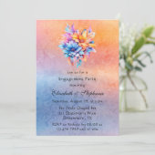 ラブイズラブレインボーフローラ婚約パーティ 招待状 (スタンド正面)