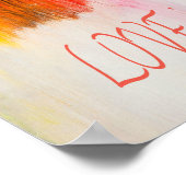 ラブイズラブレインボープライドLBGQT ポスター (角)