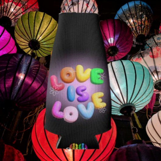 ラブイズラブ3Dレインボープライドボトルクール ボトルクーラー