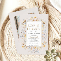 ラブイズワイルドフラワーモダンブライダルシャワー