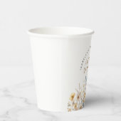 ラブイズワイルドフラワーモダンブライダルシャワー 紙コップ (右)
