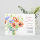 ラブイズワイルドフラワー開花ブライダルシャワー 招待状 (スタンド正面)