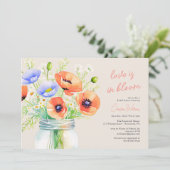 ラブイズワイルドフラワー開花ブライダルシャワー 招待状 (スタンド正面)