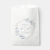 ラブイズ甘いバラ金ゴールドほこりっぽい青い緑 フェイバーバッグ (正面)