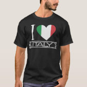 ラブイタリア国旗の国 Tシャツ (正面)