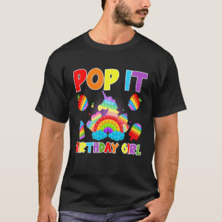 ラブイポップ・アートのット誕生日ガールポップ・アートのイットフィジットトイズビル Tシャツ