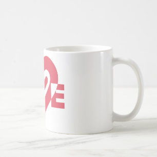 ラブインさくらんぼピンク コーヒーマグカップ