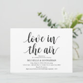 ラブインエアリハーサルディナー招待状カード 招待状 (スタンド正面)