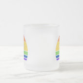 ラブインカンジナ&パステル中国のヴィンテージサンセット フロストグラスマグカップ (中央)