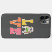 ラブイングリッシュブルドッグかわいい犬パパドッグママ Case-Mate iPhoneケース (裏面(横))