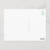 ラブイングリッシュブルドッグパピードグポストカード ポストカード (裏面)