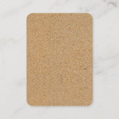 ラブインサートカード付き小規模企業 ノートカード (裏面)