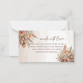 ラブインサートレシピ製 ノートカード