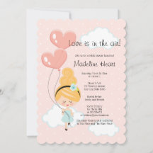 ラブインザエアブライダルシャワーブロンドオンクラウド9