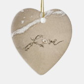 ラブインザサンドビーチクリスマスオーナメント セラミックオーナメント (右)