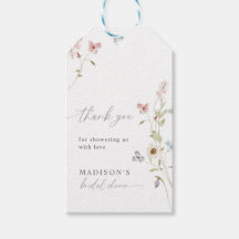 ラブインシンプル開花ブライダルシャワーメッセージカード