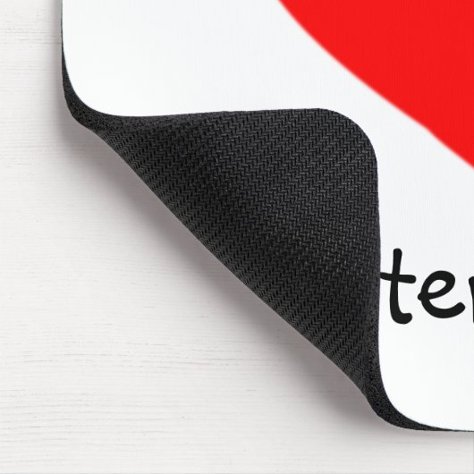 ラブインターラーケン – スイスのハートムースパド マウスパッド (コーナー)