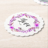 *~*ラブインテンションエモトフローラリースコースター ペーパーコースター (アングル)