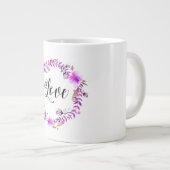 *～*ラブインテンション絵本フローラリース ジャンボコーヒーマグカップ (正面右)