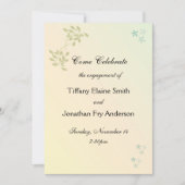 ラブインローレル婚約ラージ文字 招待状 (正面)