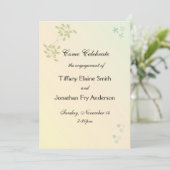 ラブインローレル婚約ラージ文字 招待状 (スタンド正面)