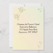 ラブインローレル婚約ラージ文字 招待状 (裏面)