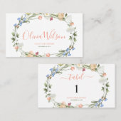 ラブインワイルドフラワー開花 プレイスカード (正面/裏面)