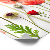 ラブイン開花ウィルスフラワーブライダルシャワーへようこそ ポスター (角)