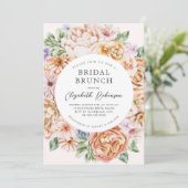 ラブイン開花カラフルガーデンフラワーブライダルブランチ 招待状 (スタンド正面)