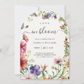 ラブイン開花サマーフローラブライダルシャワー 招待状 (正面)