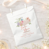 ラブイン開花フローラガーデンブライダルシャワー フェイバーバッグ (クリップ留めされた状態)