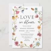 ラブイン開花フローラ春ブライダルシャワー 招待状 (正面)