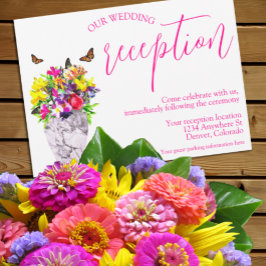 ラブイン開花フローラ結婚式 エンクロージャーカード