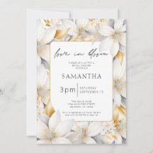 ラブイン開花フローラ縁どブライダルシャワー